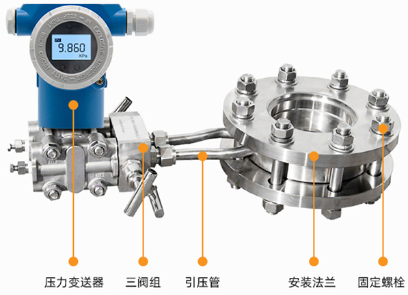 dn150孔板流量计结构图