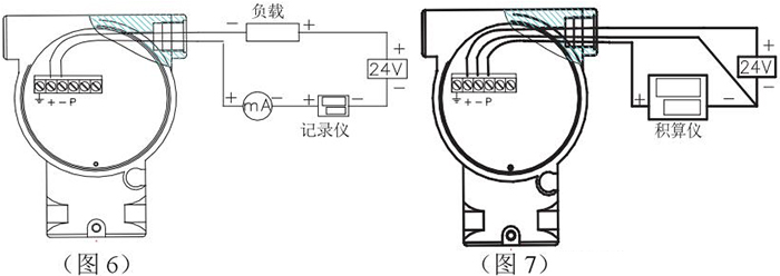 沥青靶式流量计接线图