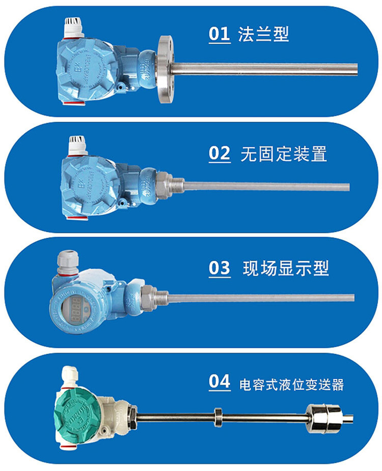 氨水浮球液位计分类图