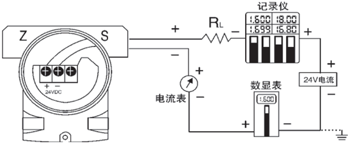 防爆差压变送器接线图